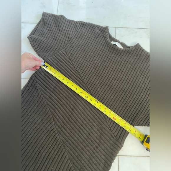 ASTR the Label for Anthropologie, Medium brown soft wool blend knee length dress - Picture 2 of 6